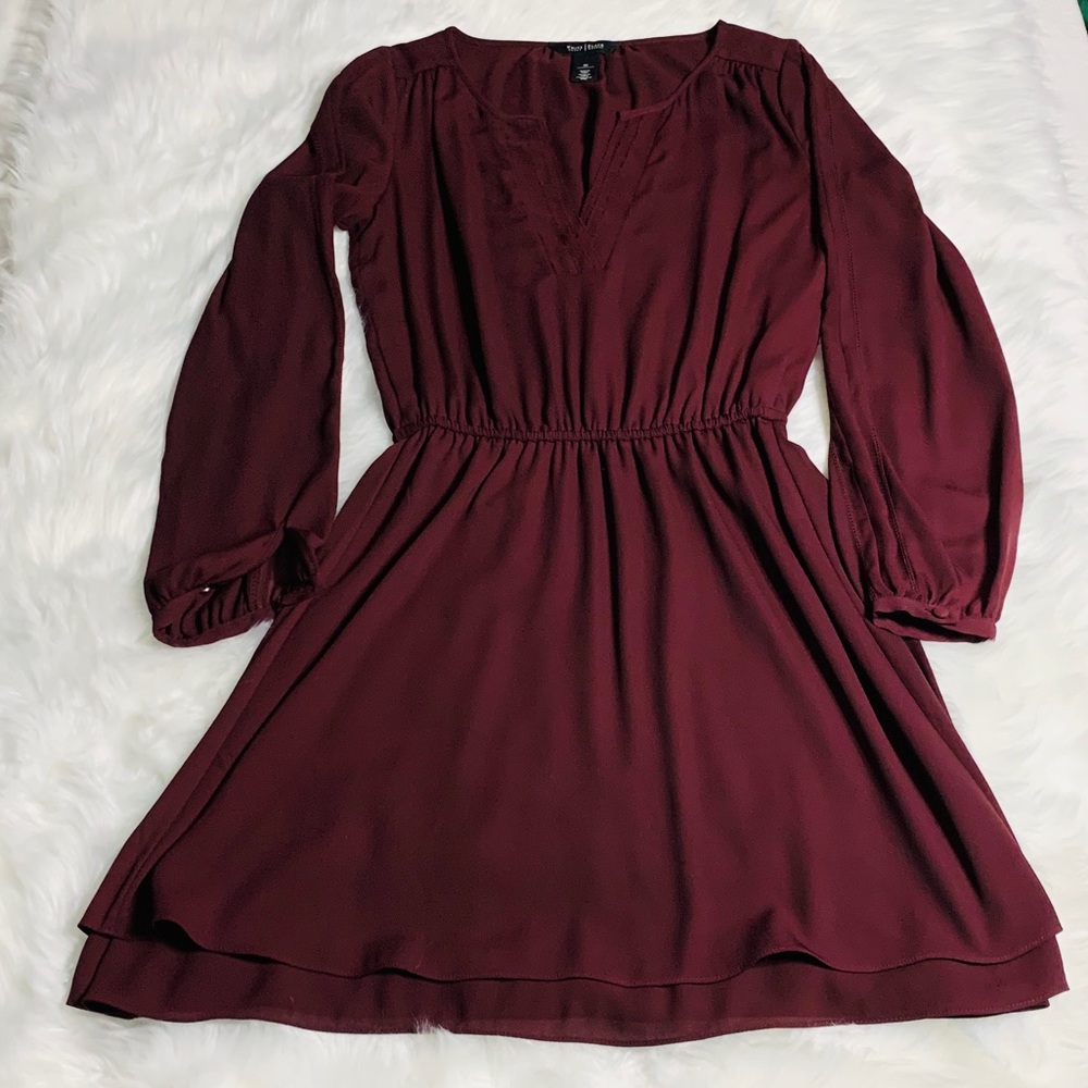 White House Black Market Size 00 Plum dress